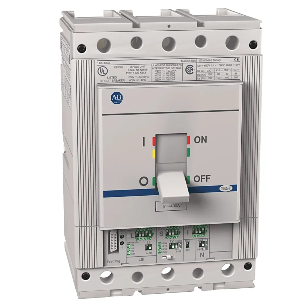 140G-K6H3-D40 | ALLEN BRADLEY | 140G 400A K Frame Molded Case Circuit-Breaker