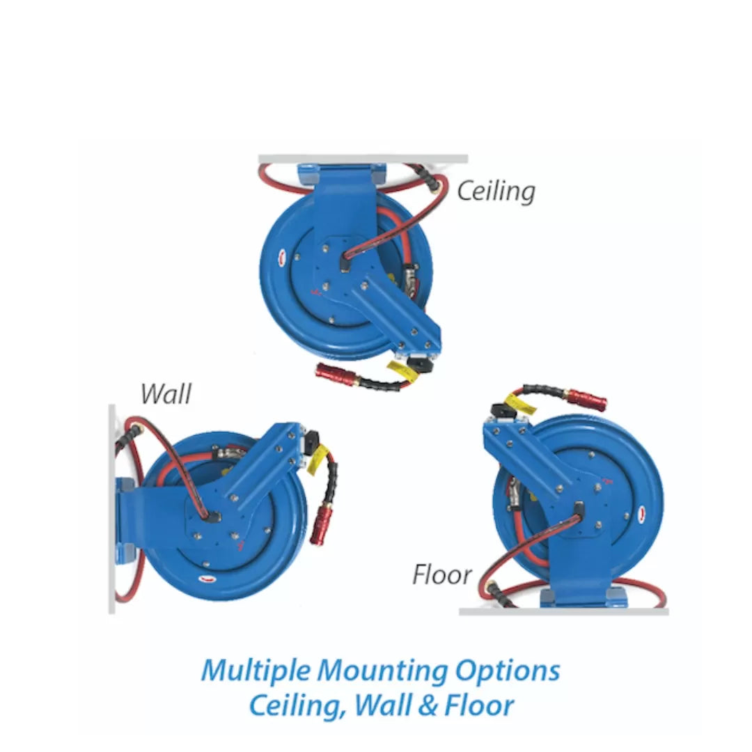 ZSR1320HD | ZEPHYR | Auto-Retractable Steam Hose Reels 13mm x 20m Heavy Duty