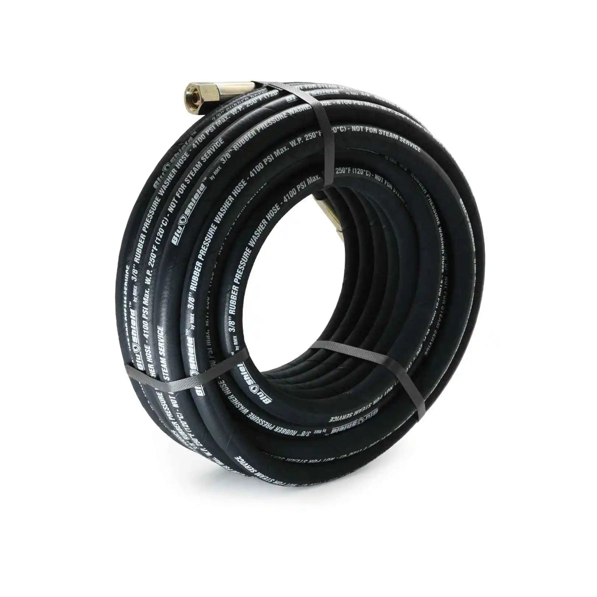 ZPW1015 | ZEPHYR | Blushield Rubber Pressure Washer Hose 10mm X 15m With Fitting